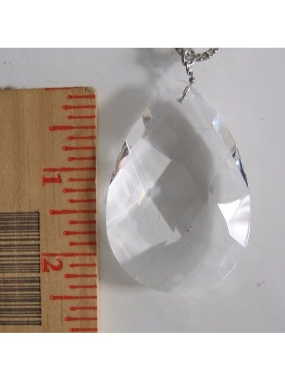Valeska Crystal Pendant Tear Drop Necklace А0617 - Picture 5 of 8